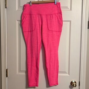 Torrid active hot pink leggings size 0 Large